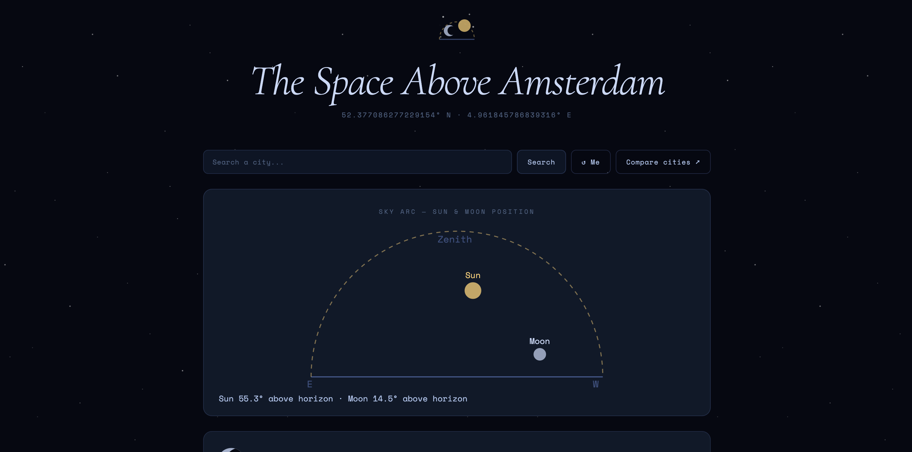 Screenshot of API project