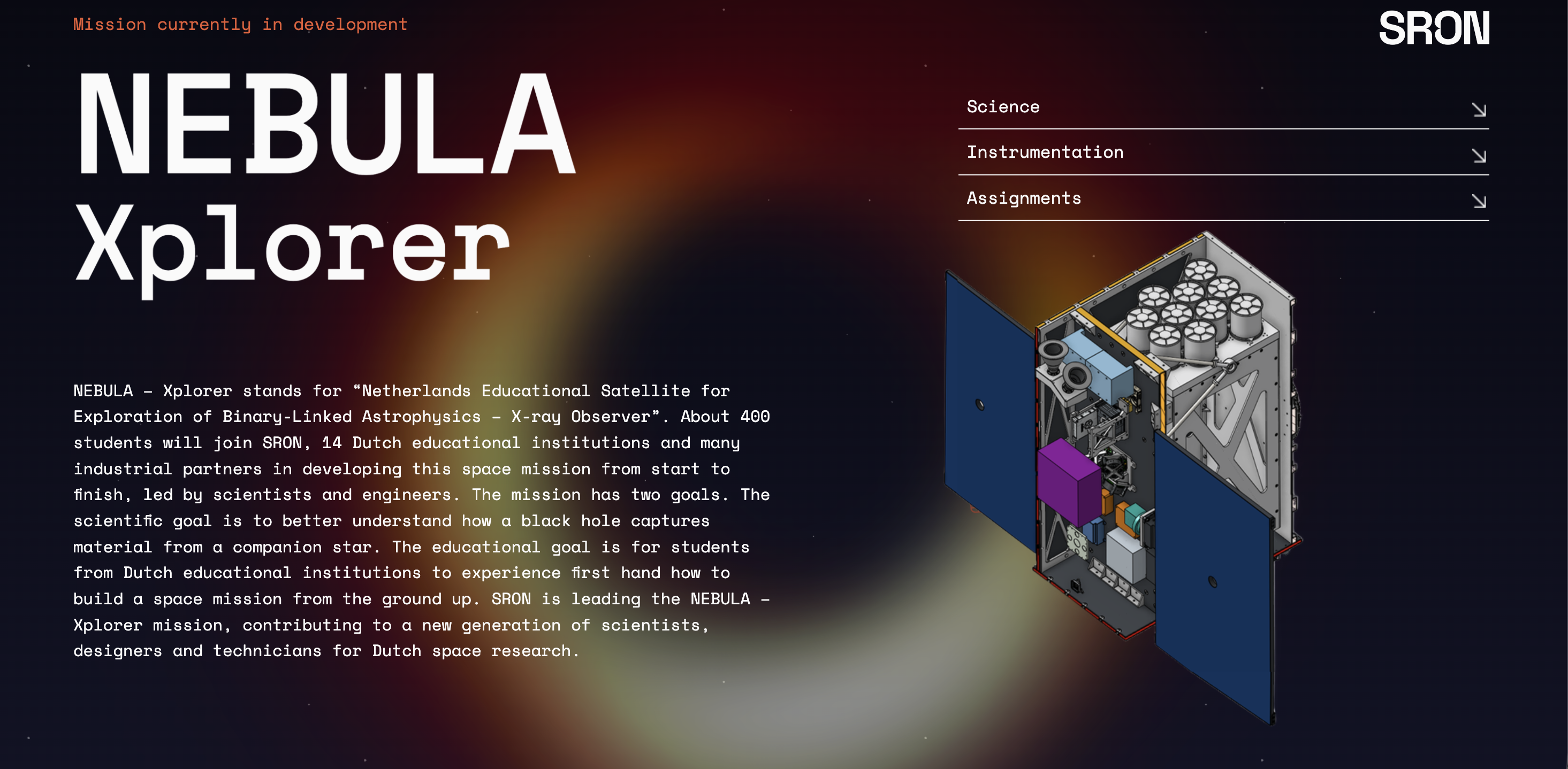 Screenshot of Hackathon project